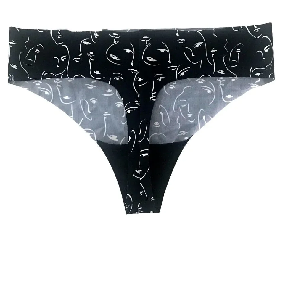 Alfani Intimates Women's Laser-Cut Thong Underwear - Set‎ of 2/Size L